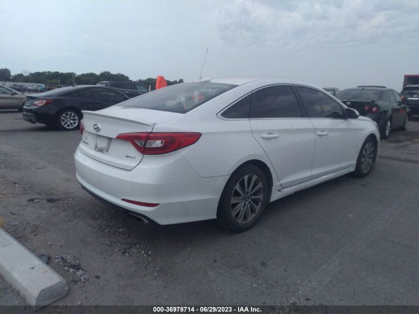 2015 HYUNDAI SONATA 2.4L SPORT - 5NPE34AF2FH021998