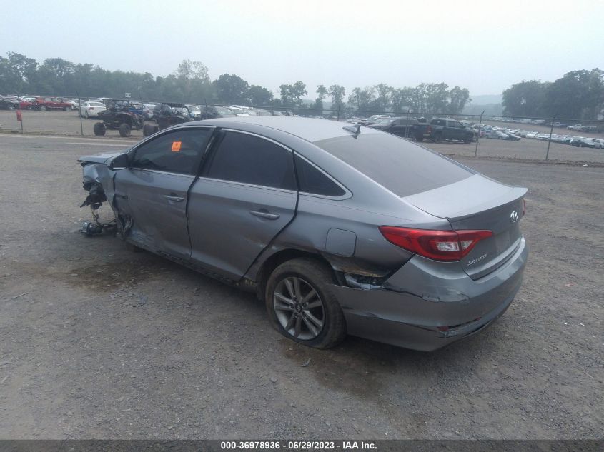 2017 HYUNDAI SONATA 2.4L - 5NPE24AF1HH456436