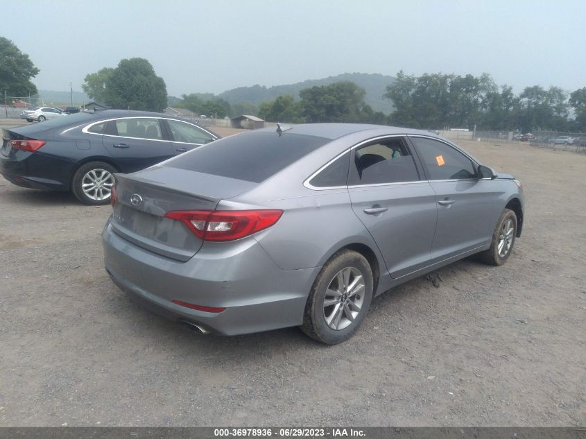 2017 HYUNDAI SONATA 2.4L - 5NPE24AF1HH456436