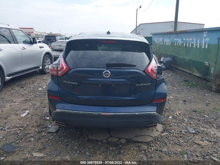 2015 NISSAN MURANO S/SV/SL/PLATINUM - 5N1AZ2MG2FN281416