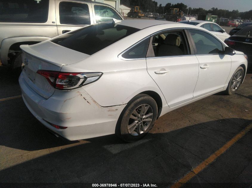 2016 HYUNDAI SONATA 2.4L SE - 5NPE24AF9GH318450