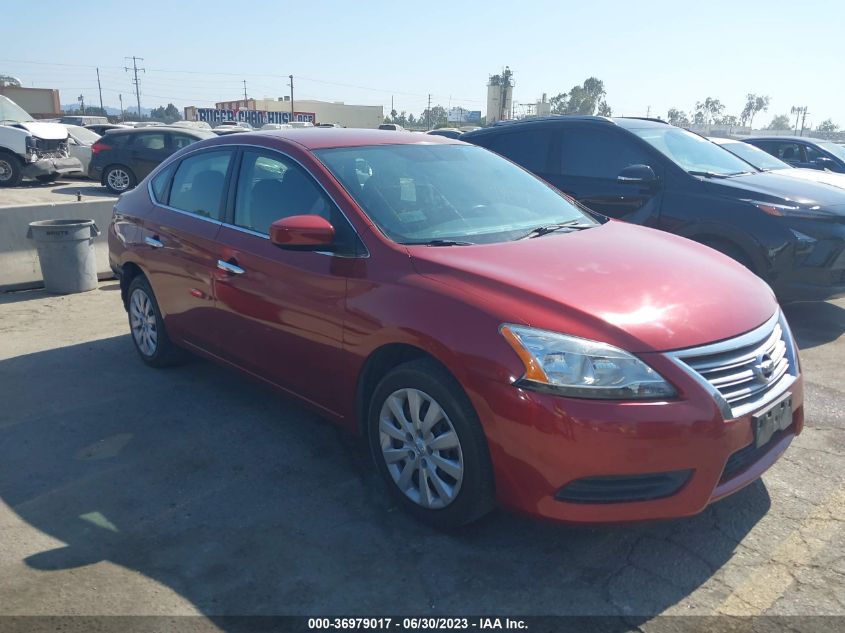 2015 NISSAN SENTRA SR/SL/S/SV/FE+ S - 3N1AB7AP8FY251045