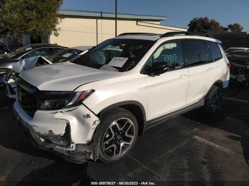 2022 HONDA PASSPORT ELITE - 5FNYF8H04NB015016