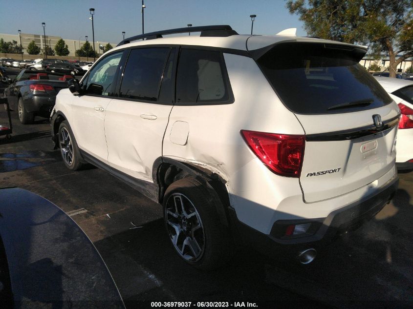 2022 HONDA PASSPORT ELITE - 5FNYF8H04NB015016