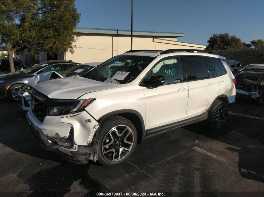 2022 HONDA PASSPORT ELITE - 5FNYF8H04NB015016