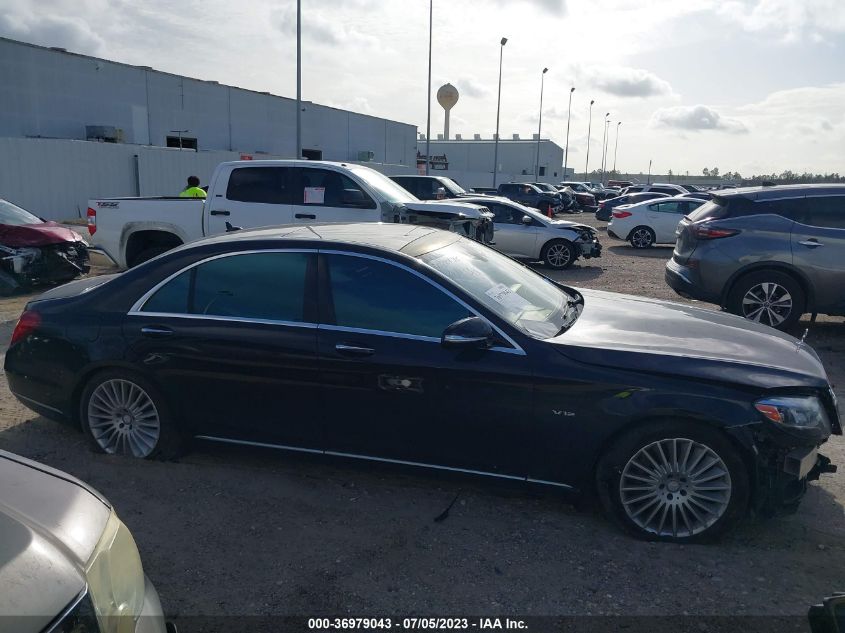 2015 MERCEDES-BENZ S-CLASS S 600 - WDDUG7GB1FA095996