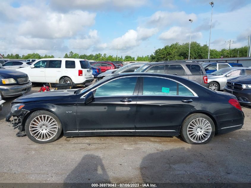2015 MERCEDES-BENZ S-CLASS S 600 - WDDUG7GB1FA095996