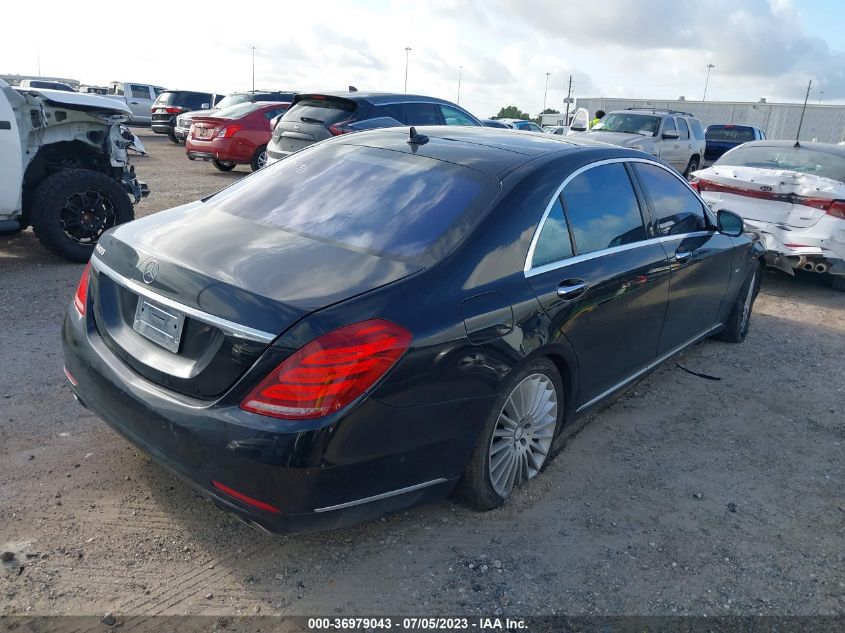 2015 MERCEDES-BENZ S-CLASS S 600 - WDDUG7GB1FA095996