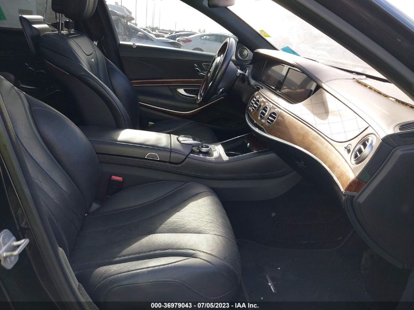 2015 MERCEDES-BENZ S-CLASS S 600 - WDDUG7GB1FA095996