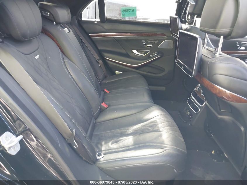 2015 MERCEDES-BENZ S-CLASS S 600 - WDDUG7GB1FA095996