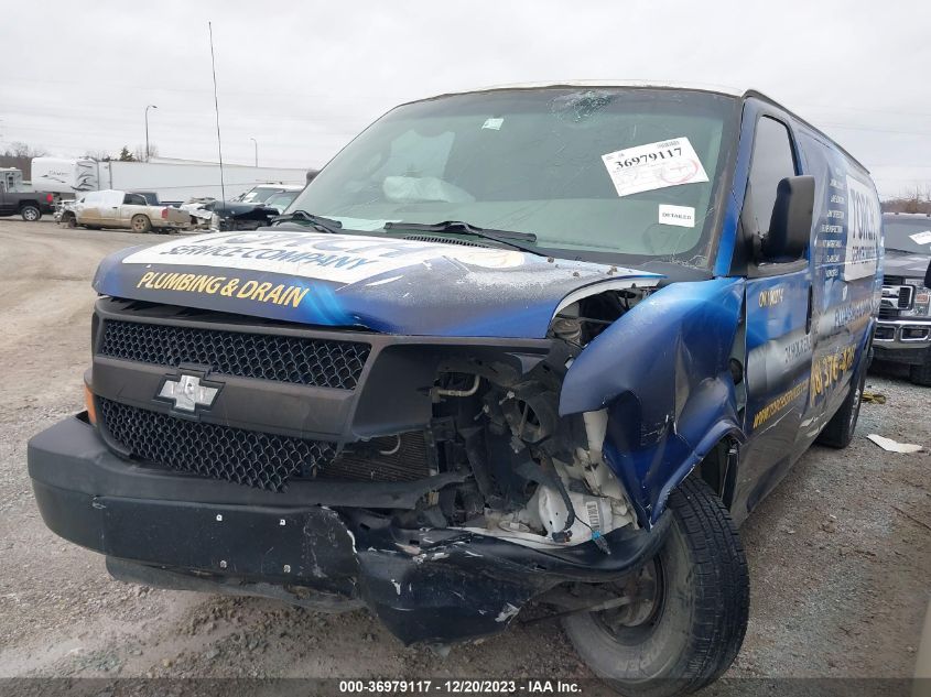 2016 CHEVROLET EXPRESS 2500 WORK VAN 1GCWGBFF8G1264357