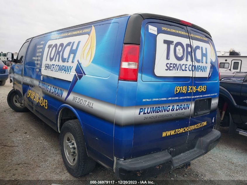 2016 CHEVROLET EXPRESS 2500 WORK VAN 1GCWGBFF8G1264357