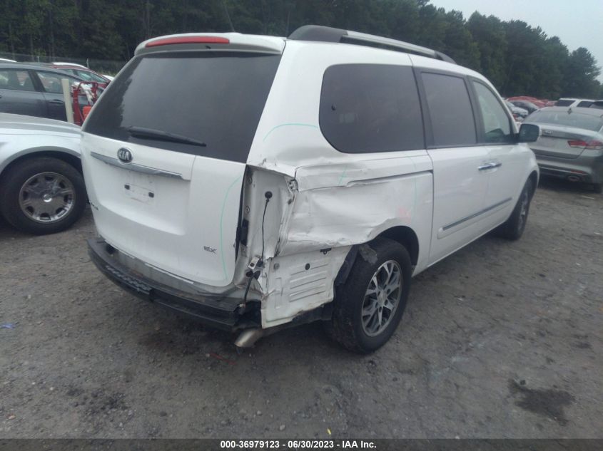 2014 KIA SEDONA EX - KNDMH4C7XE6587371