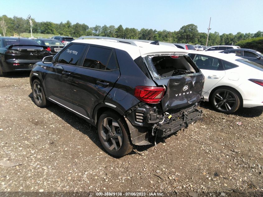 2022 HYUNDAI VENUE LIMITED - KMHRC8A38NU209441