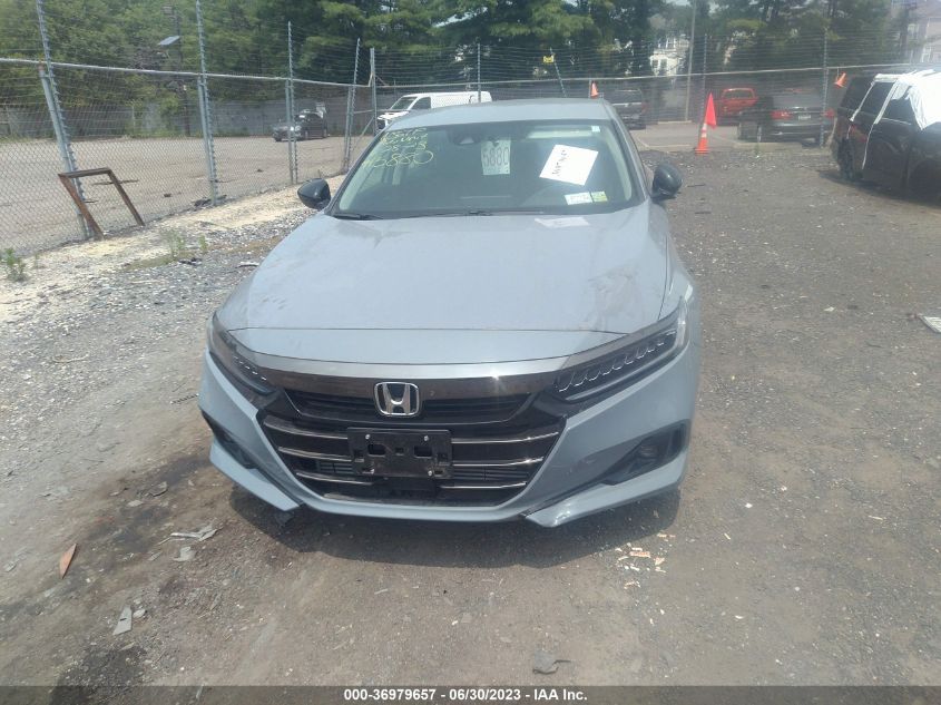 2021 HONDA ACCORD SEDAN SPORT SE - 1HGCV1F46MA048019