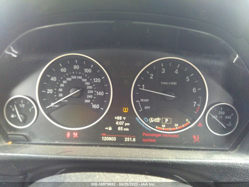 2013 BMW 3 SERIES 328I XDRIVE - WBA3B5C53DF591372