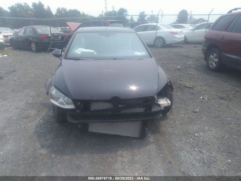 2016 VOLKSWAGEN GOLF GTI SE W/PERFORMANCE PKG - 3VW547AU3GM037004