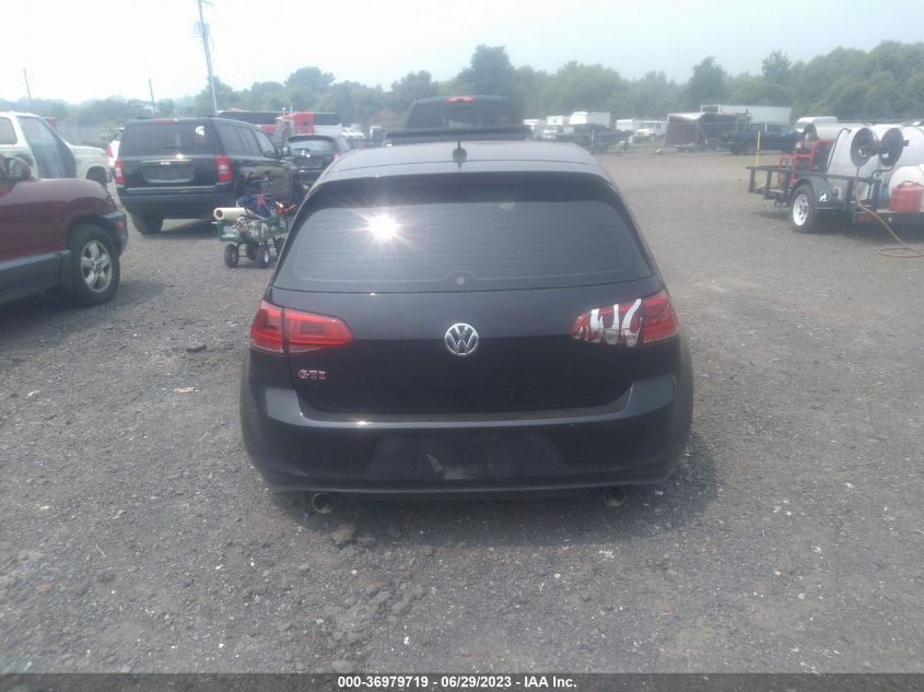 2016 VOLKSWAGEN GOLF GTI SE W/PERFORMANCE PKG - 3VW547AU3GM037004
