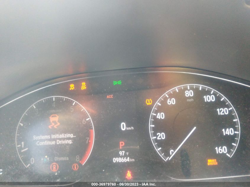 2019 HONDA ACCORD SEDAN EX-L 1.5T - 1HGCV1F5XKA017930