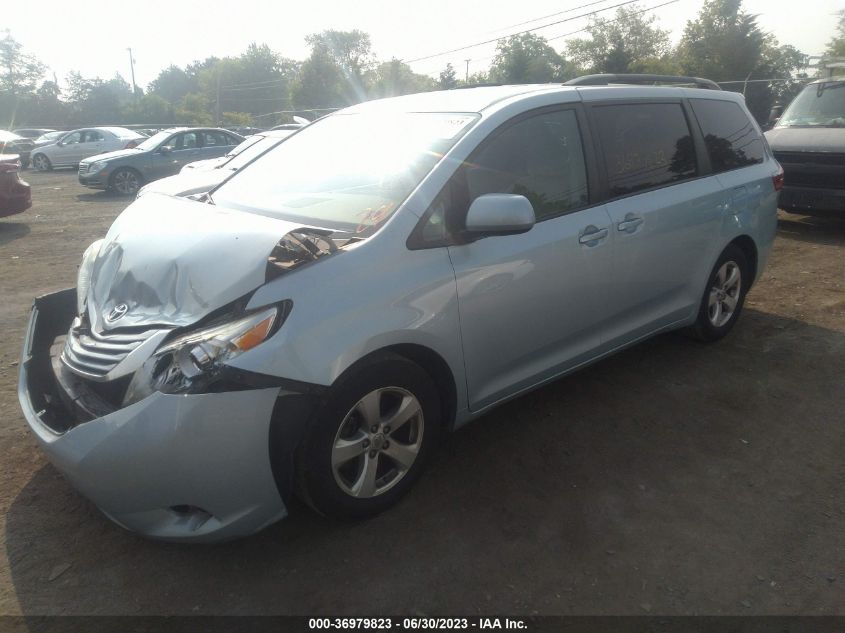 2016 TOYOTA SIENNA LE - 5TDKK3DC0GS702478