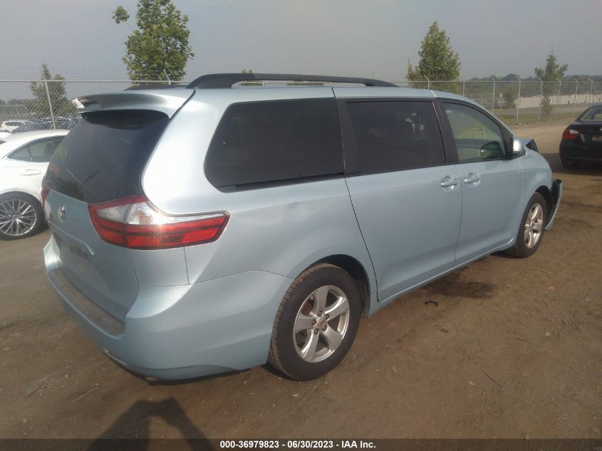 2016 TOYOTA SIENNA LE - 5TDKK3DC0GS702478