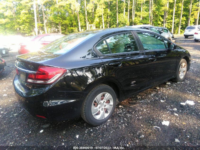 2015 HONDA CIVIC SEDAN LX - 19XFB2F55FE016231