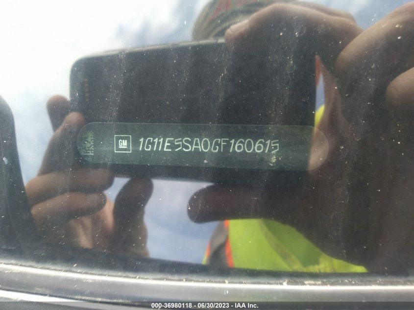 2016 CHEVROLET MALIBU LIMITED LTZ - 1G11E5SA0GF160615