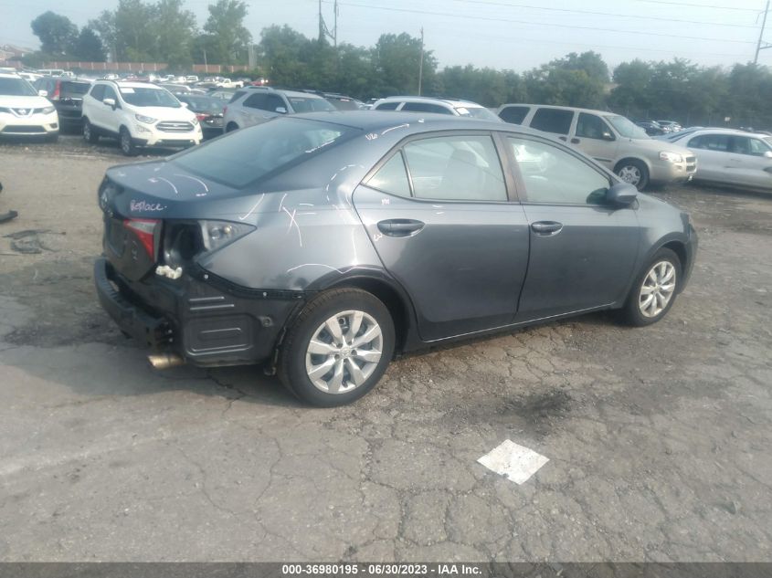 2015 TOYOTA COROLLA L/LE/S/S PLUS/LE PLUS - 2T1BURHE1FC396956