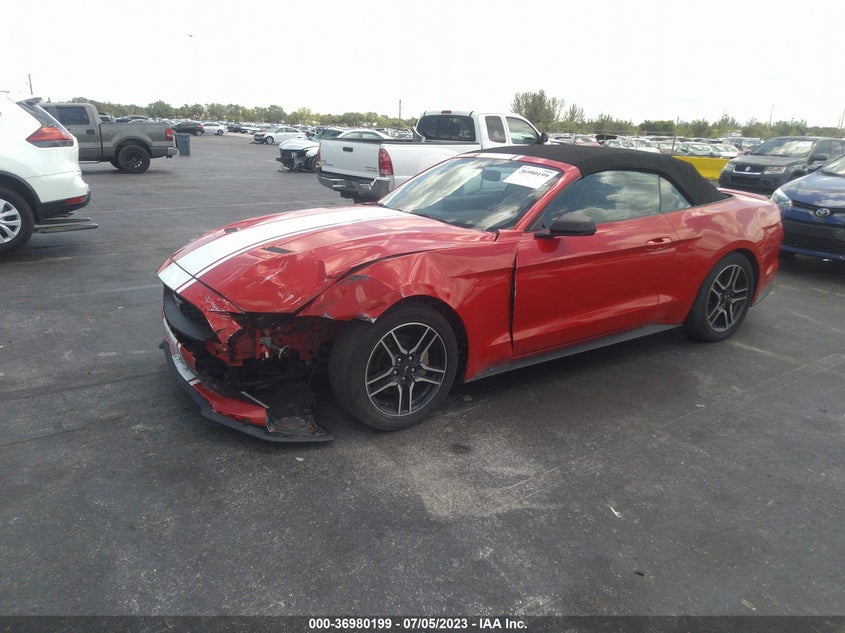 VIN 1FATP8UH2K5162277 2019 FORD MUSTANG ECOBOOST