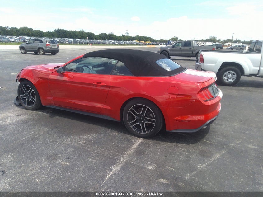 VIN 1FATP8UH2K5162277 2019 FORD MUSTANG ECOBOOST