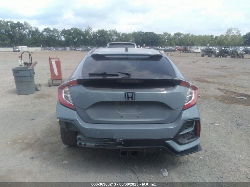 2021 HONDA CIVIC HATCHBACK SPORT - SHHFK7G42MU200230