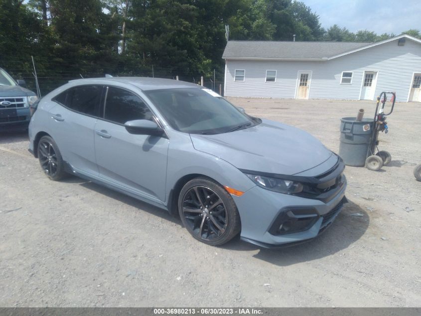 2021 HONDA CIVIC HATCHBACK SPORT - SHHFK7G42MU200230