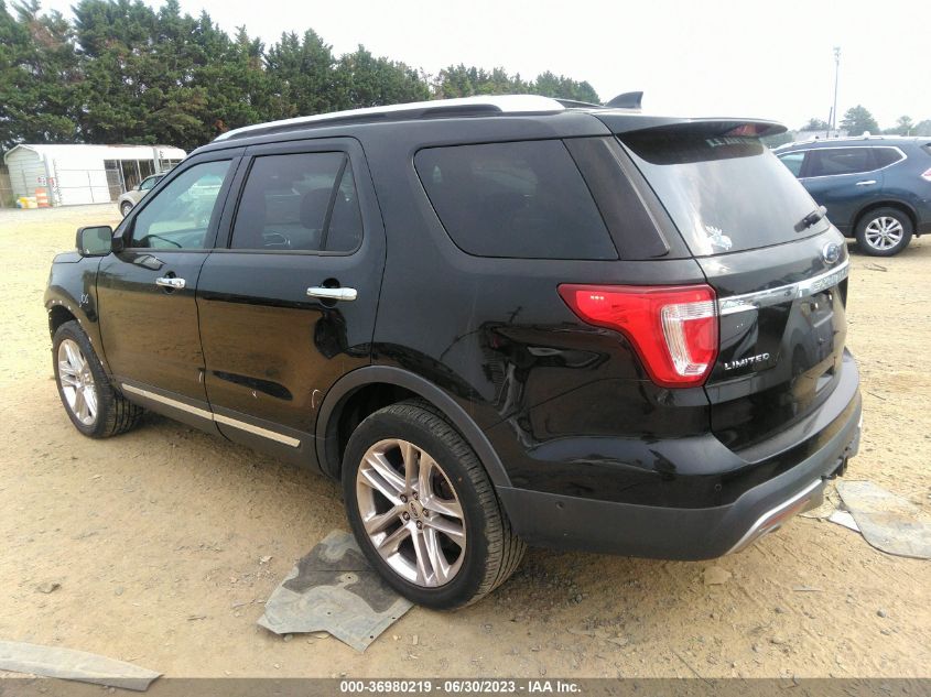 2016 FORD EXPLORER LIMITED - 1FM5K8FH3GGD12032