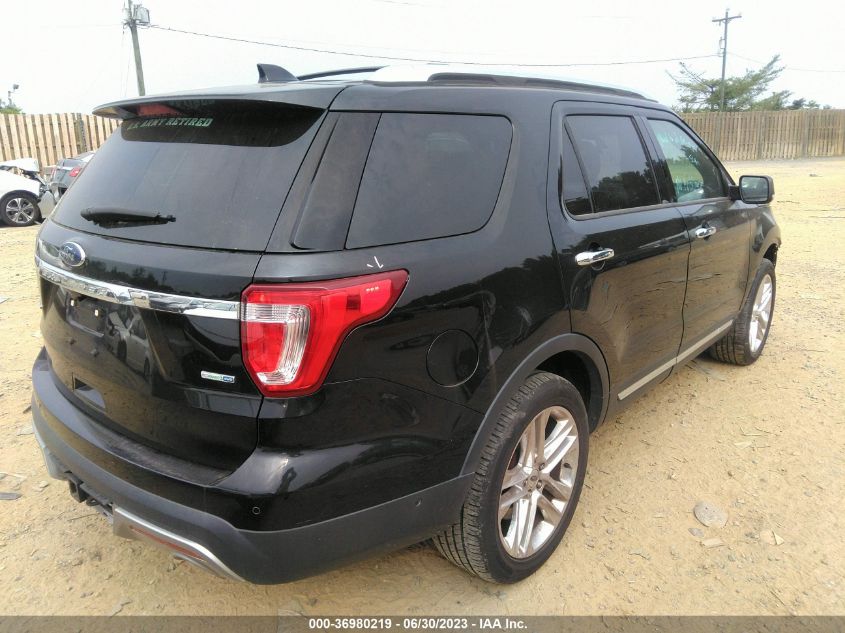 2016 FORD EXPLORER LIMITED - 1FM5K8FH3GGD12032