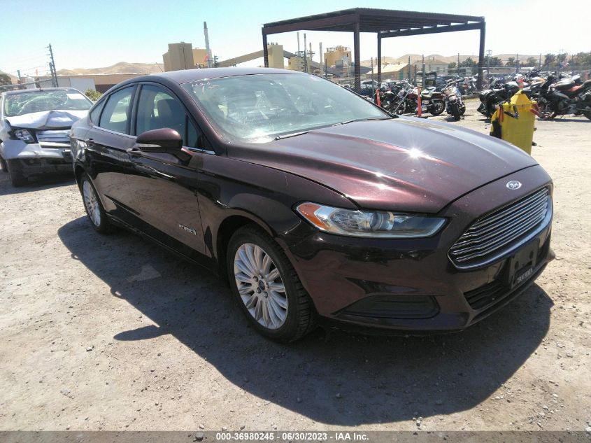 2013 FORD FUSION SE HYBRID - 3FA6P0LU5DR249703