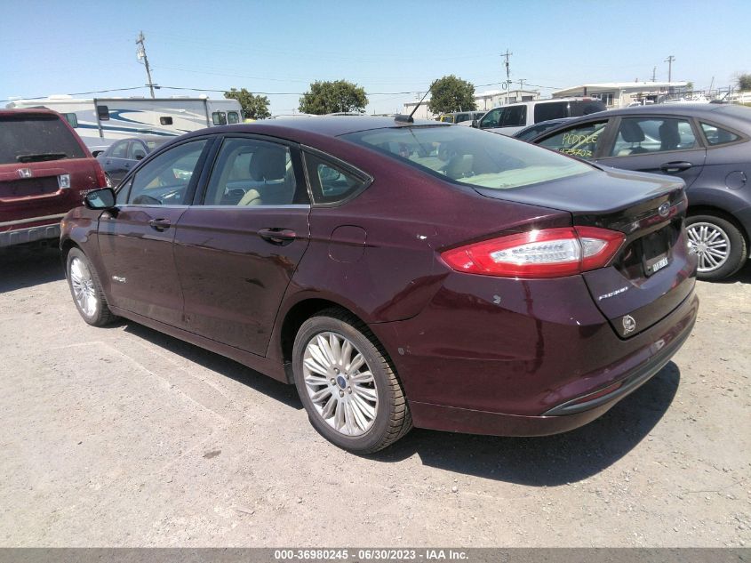 2013 FORD FUSION SE HYBRID - 3FA6P0LU5DR249703