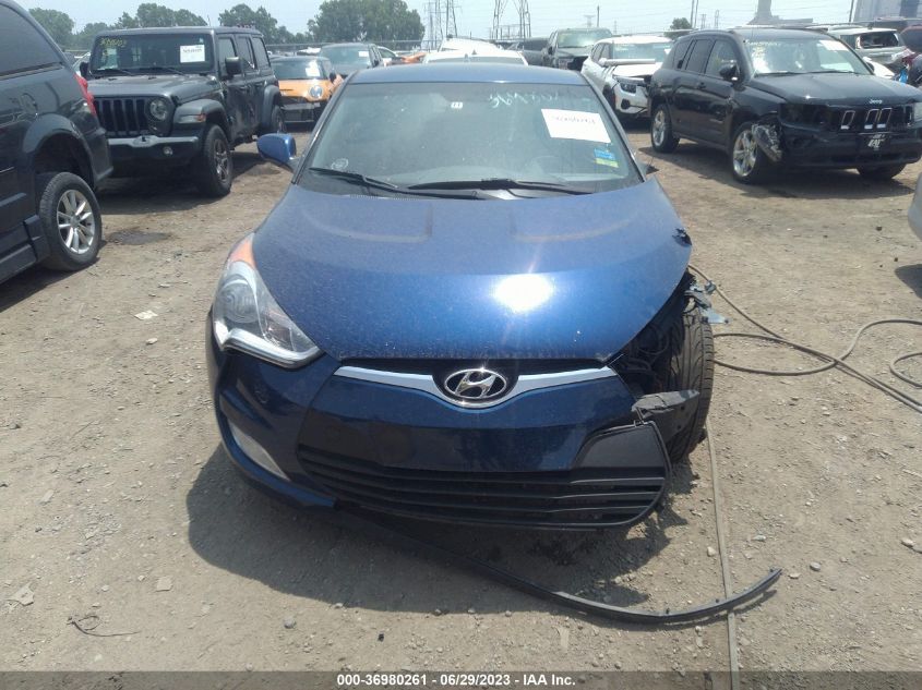 2017 HYUNDAI VELOSTER - KMHTC6AD3HU305789