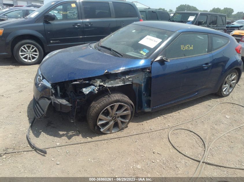 2017 HYUNDAI VELOSTER - KMHTC6AD3HU305789