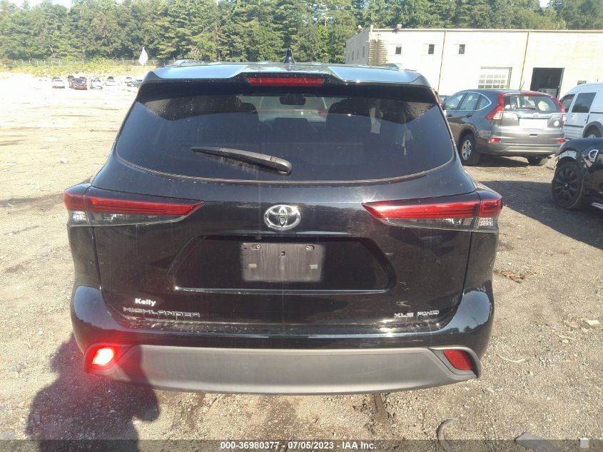 2021 TOYOTA HIGHLANDER XLE - 5TDGZRBH1MS524031