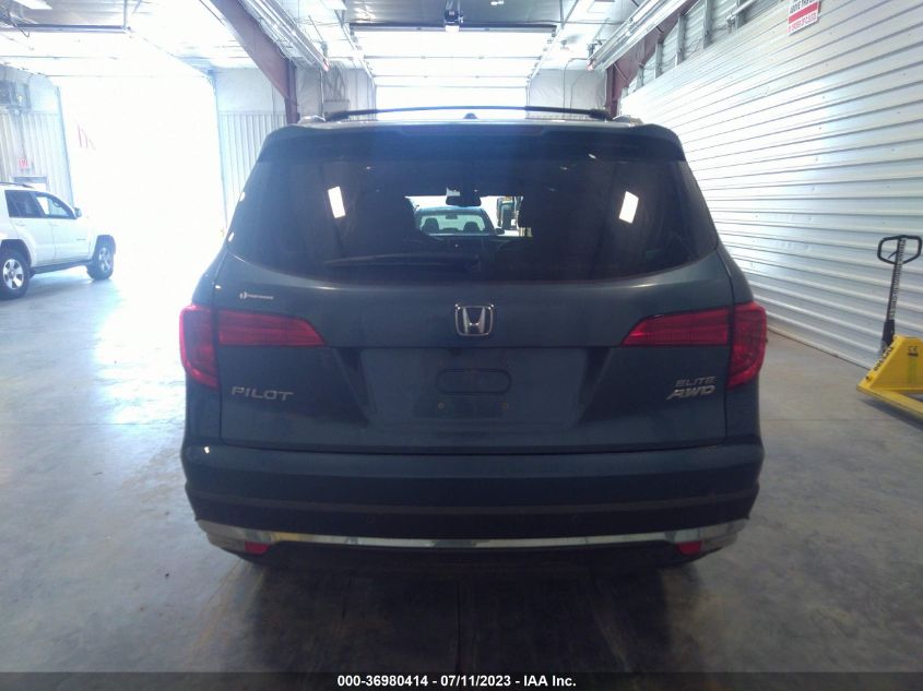 2018 HONDA PILOT ELITE - 5FNYF6H09JB054702
