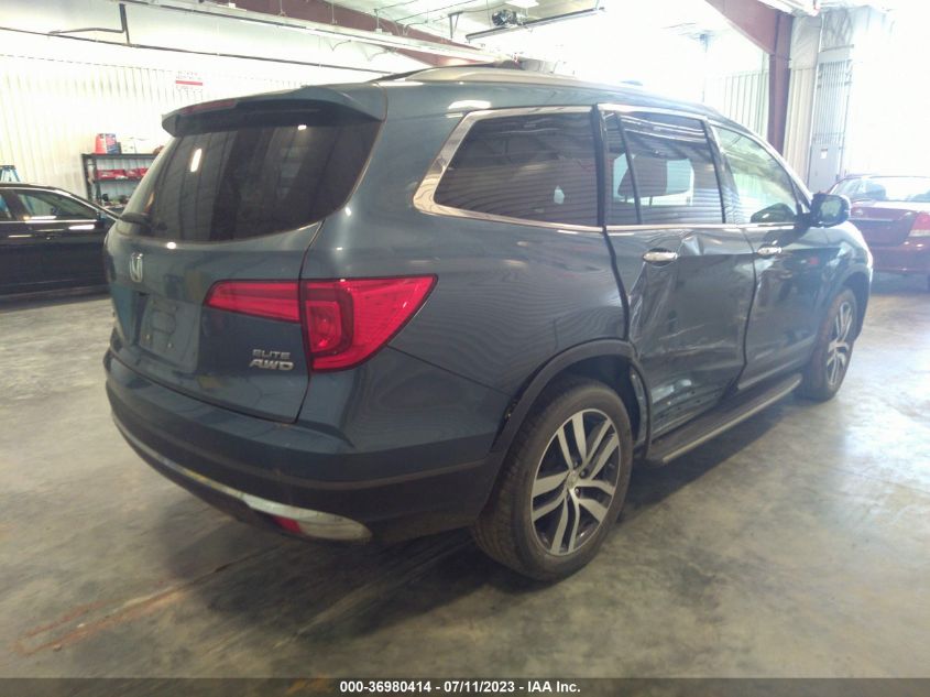 2018 HONDA PILOT ELITE - 5FNYF6H09JB054702
