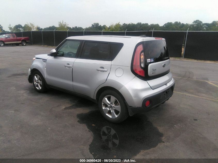 2018 KIA SOUL BASE - KNDJN2A27J7505141