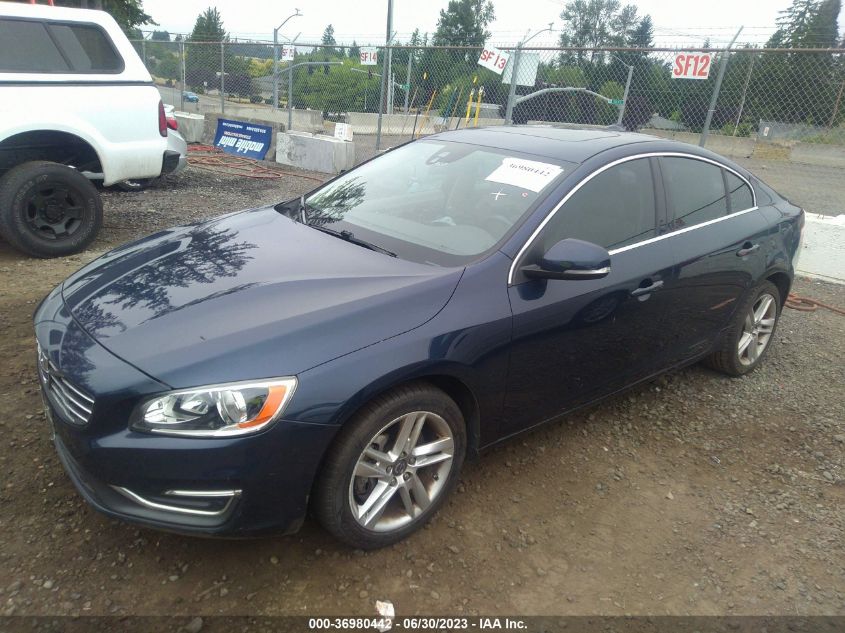 2014 VOLVO S60 T5 - YV1612FS6E1292941