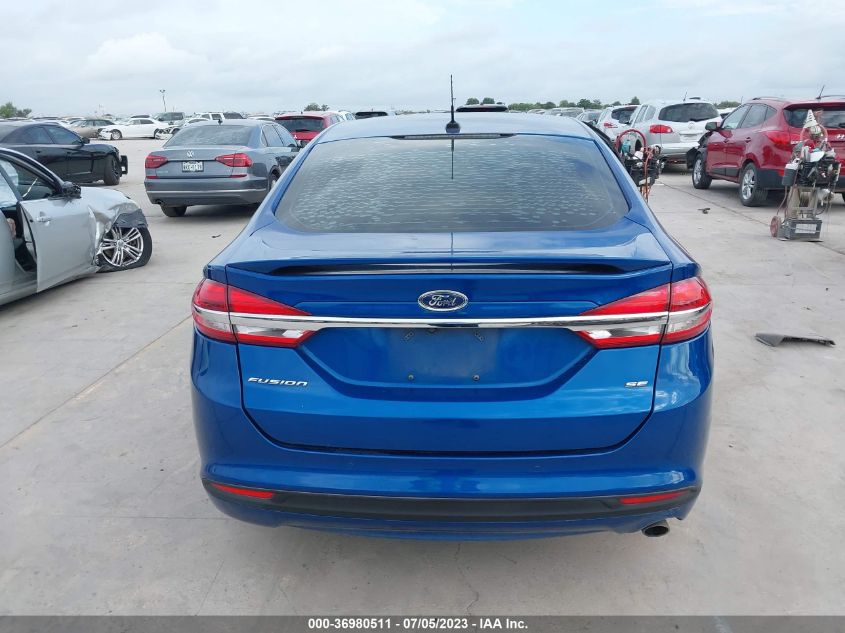 2018 FORD FUSION SE - 3FA6P0H78JR109434