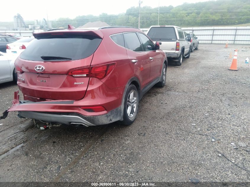 2017 HYUNDAI SANTA FE SPORT - 5XYZU3LB4HG445888