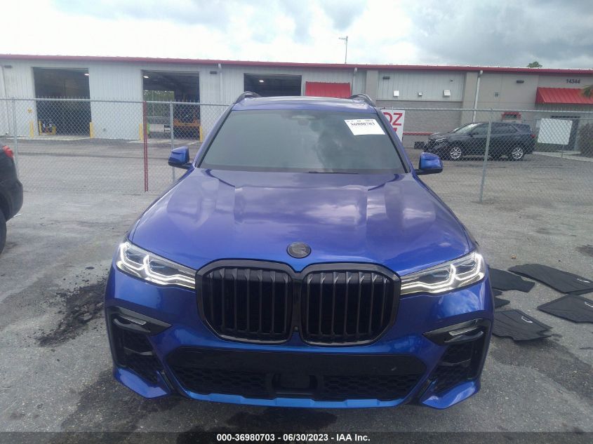 2020 BMW X7 M50I 5UXCX6C0XL9B51453