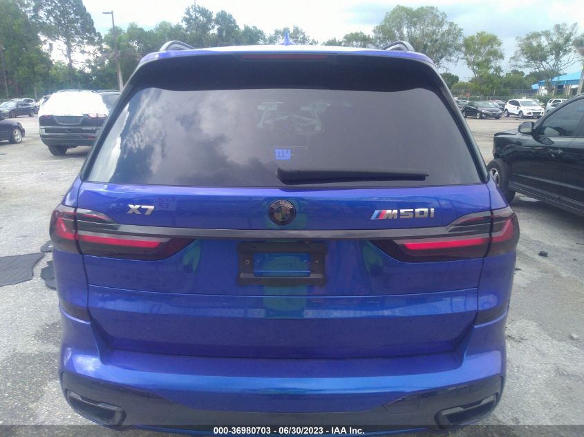 2020 BMW X7 M50I 5UXCX6C0XL9B51453