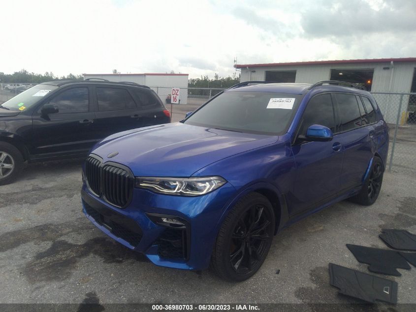2020 BMW X7 M50I 5UXCX6C0XL9B51453