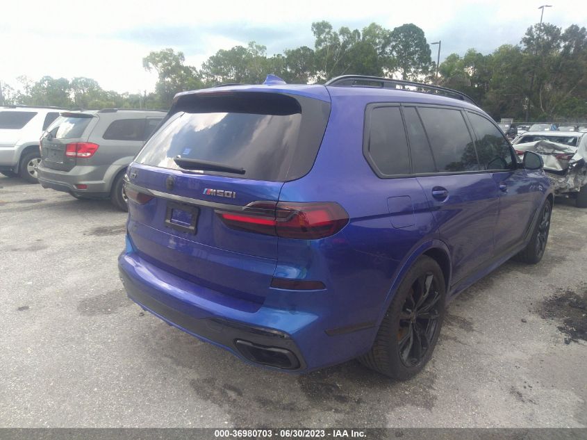 2020 BMW X7 M50I 5UXCX6C0XL9B51453
