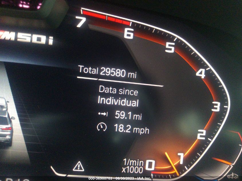 2020 BMW X7 M50I 5UXCX6C0XL9B51453